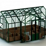 Комплект Т-образных грядок в теплицу Botanik Ботаник