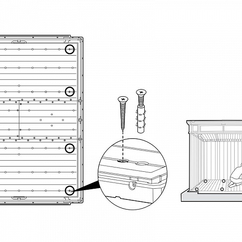 Сарай Артисан 9х7 (размеры 279 х 216 см)