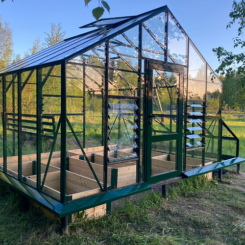 Теплица Botanik Maximum с комплектом поворотной двери Ботаник