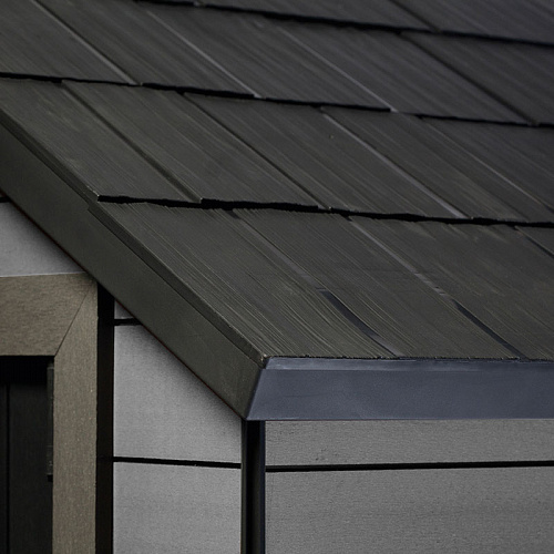 Сарай из ДПК Fusion 757 Серый