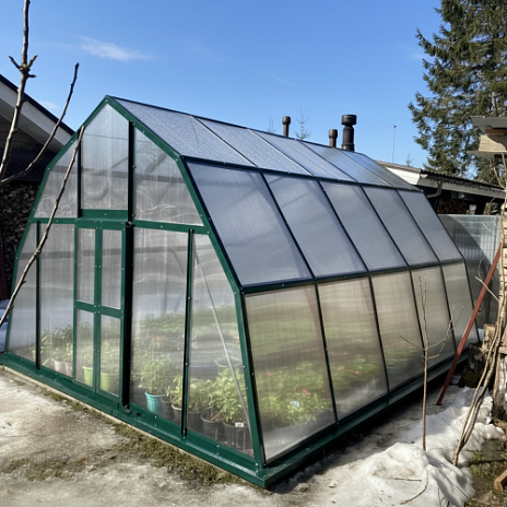 Теплица ОЛИМП сотовый поликарбонат 4 мм, 6 мм