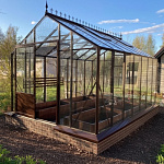 Теплица Botanik Standard с комплектом купейной двери Ботаник