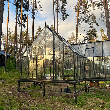 Теплица АЛЬФА с тамбуром 3.5