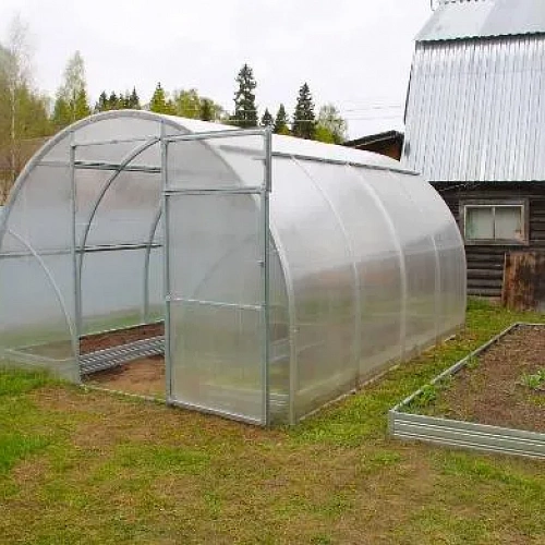 Теплица Воля Сигма с открывающейся крышей (шаг 100 см)