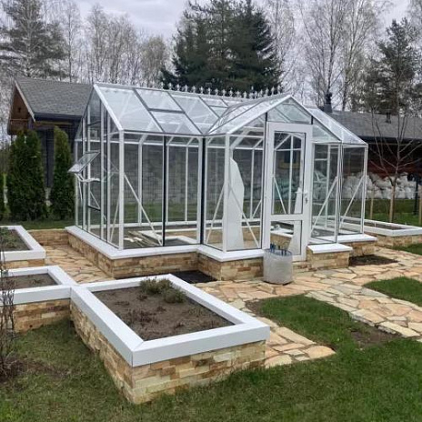 Теплица Botanik T Standard с минитамбуром и комплектом поворотных дверей Ботаник