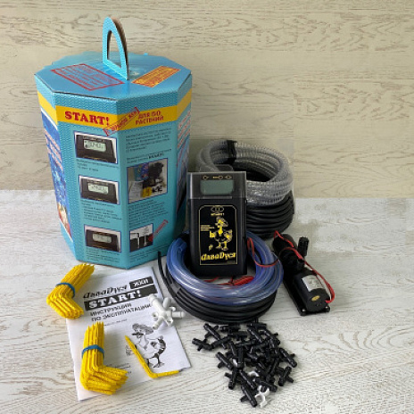 Автоматический капельный полив AквaДуся Start ЖКИ на 50 растений