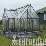 Теплица Botanik T Style 45 Standard с тамбуром Mini с комплектом поворотных двери Ботаник