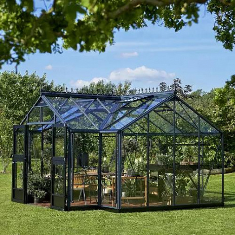 Теплица с тамбуром: Juliana Orangeri Anthracite ( Джулиана)