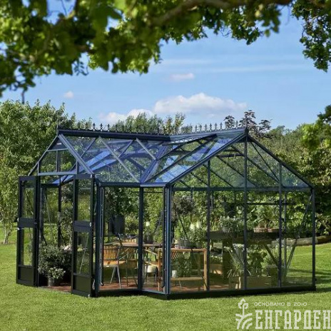 Теплица с тамбуром: Juliana Orangeri Anthracite ( Джулиана)