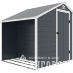 Сарай-дровница пластиковый Black Fox Modernist D 3,4м2