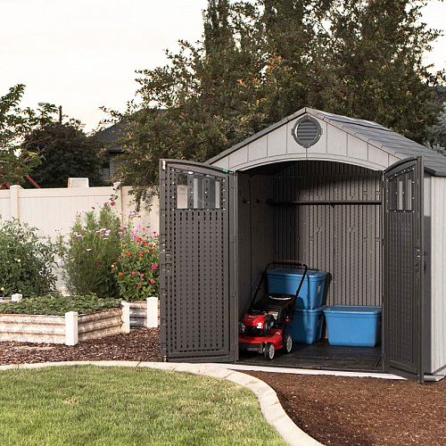 Сарай пластиковый WoodLook 8*7.5