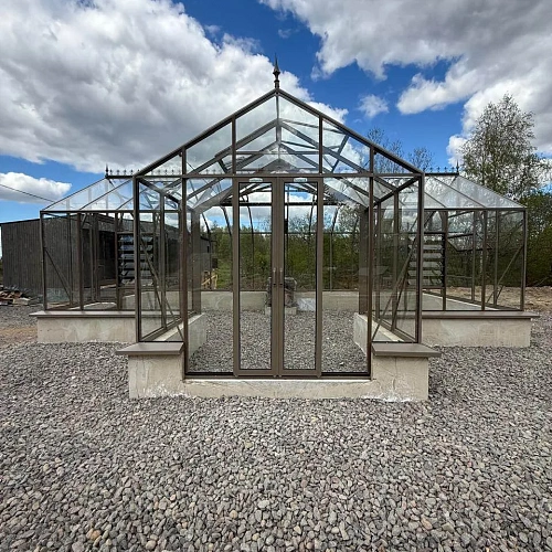 Теплица АЛЬФА  с тамбуром 4.0