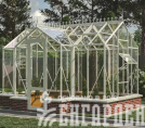 Теплица Botanik T Style 45 Maximum с тамбуром Mini с комплектом  поворотных двери Ботаник