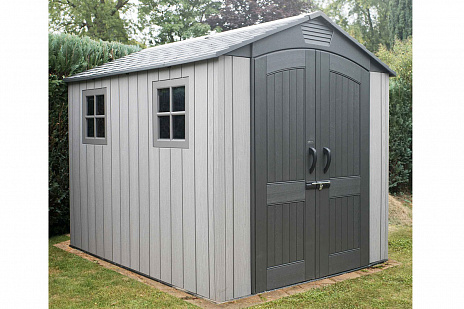Сарай пластиковый WoodLook 7*9.5