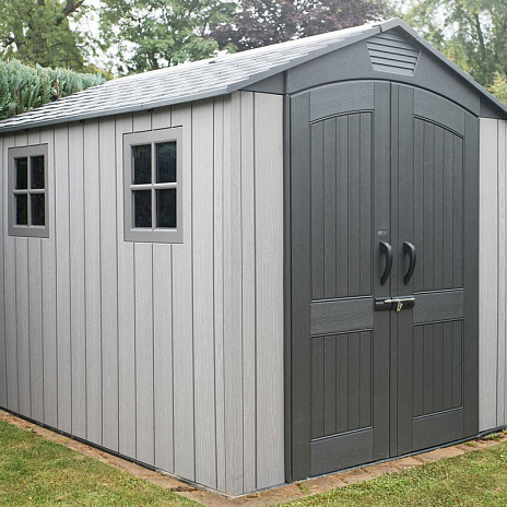 Сарай пластиковый WoodLook 7*9.5