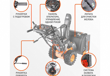 Снегоуборщик бензиновый PATRIOT Сибирь 62
