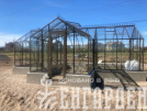 Теплица Botanik T Maximum с тамбуром и комплектом поворотных дверей Ботаник