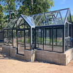 Теплица АЛЬФА с тамбуром 2.5