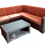 Комплект мебели Rattan Premium Corner, венге