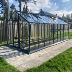 Теплица Botanik Maximum с комплектом поворотной двери Ботаник