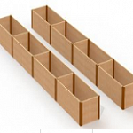 Комплект прямых грядок в теплицу Botanik Mini Ботаник