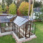 Теплица АЛЬФА с тамбуром 3.0