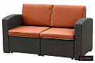 Комплект мебели Rattan Premium 4, венге, серый