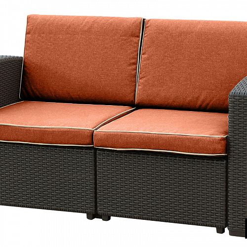 Комплект мебели Rattan Premium 4, венге, серый