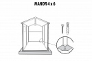 Сарай пластиковый Manor 4*6