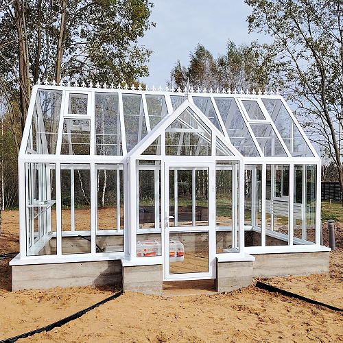 Теплица АЛЬФА с тамбуром 3.0