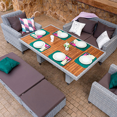 Комплект плетеной мебели MOKKA BELLA Family малый