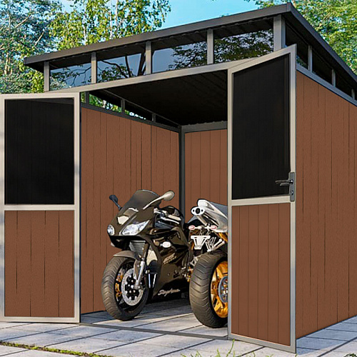 Садовое строение из ДПК Defender 7х7 (4.24 кв.м)