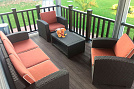 Комплект мебели Rattan Premium 5, венге,серый