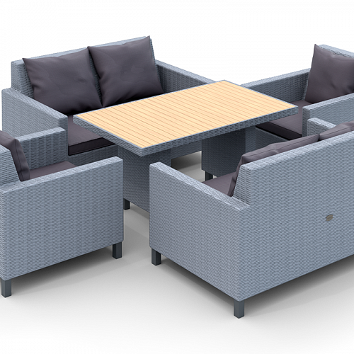 Комплект плетеной мебели MOKKA BELLA Family