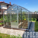 Теплица Botanik Классика с комплектом купейной двери Ботаник