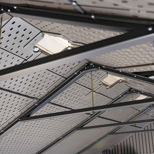 Сарай пластиковый WoodLook 15*8 DD