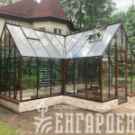 Теплица Botanik T Style 45 Standard с тамбуром Standard с комплектом купейной двери Ботаник