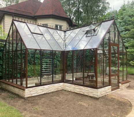 Теплица botanik T Style 45 Standard с тамбуром Standard с комплектом купейной дверью Ботаник