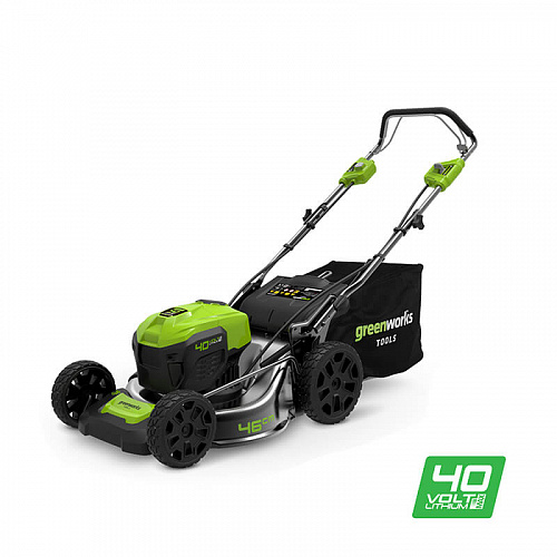 Газонокосилка аккумуляторная GREENWORKS GD40LM46SP
