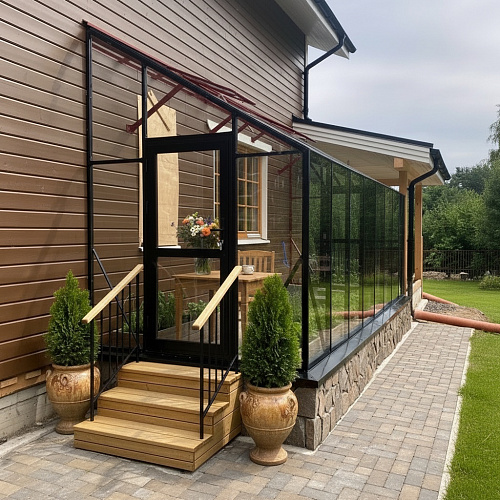 Теплица Пристенная ЭКОНИКА