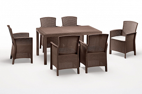 Комплект Lido Set, белый, венге