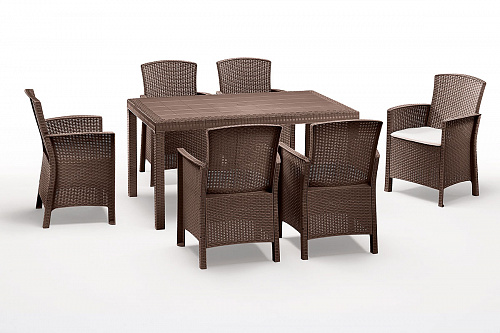 Комплект Lido Set, белый, венге