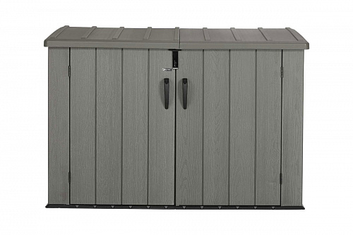 Ящик пластиковый WoodLook, 2100 л, серый