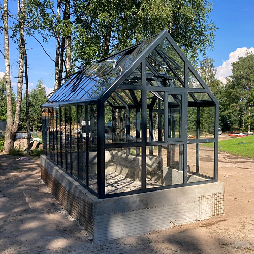 Теплица АЛЬФА с тамбуром 2.5