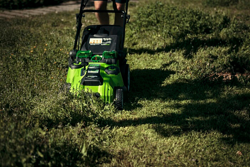 Газонокосилка аккумуляторная GREENWORKS G40LM49DBK4