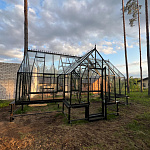 Теплица АЛЬФА с тамбуром 3.5