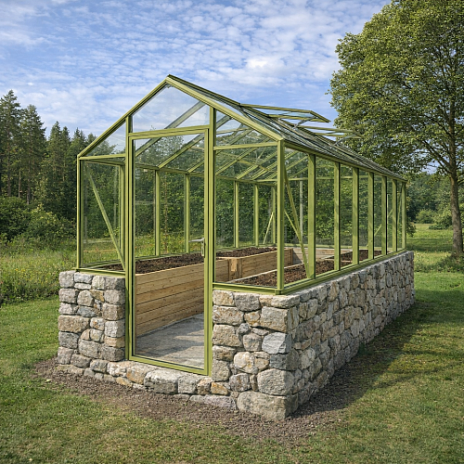 Теплица АЛЬФА 2.0 (В форме дома)
