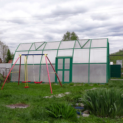 Теплица ГРАНИТ сотовый поликарбонат 4 мм/6 мм