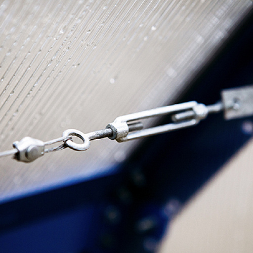 Линия для подвязки растений в оцинкованную теплицу GLASS HOUSE (8 ряда)