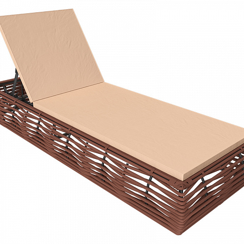 MOKKA MAJORCA Шезлонг, цвет капучино,соломенный